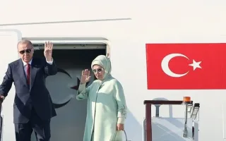 اردوغان به سمت قرقیزستان پرواز کرد