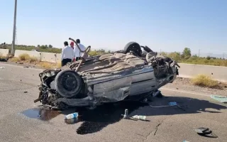 تصادف خودرو حامل مهاجرین غیرقانونی در کرمان منجر به ۱۰ مجروح و ۲ کشته شد