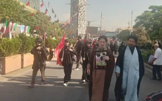 پیام راهپیمایی جاماندگان اربعین؛ ما در میدان هستیم