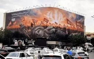 رونمایی از دیوارنگاره اربعینی میدان انقلاب+ عکس