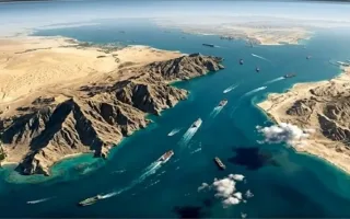 بلومبرگ: تردد در تنگه هرمز به شدت کاهش یافته است