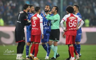 حمله دوگانه استقلال و پرسپولیس به قضاوت داور دربی