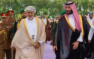 سلطان عمان به عربستان سفر کرد