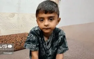 عکسی تلخ از پیکر کودک شهید حمله آمریکا به سیریک