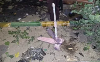اسکوتر صورتی «حسنا» در بلوار وکیل‌آباد مشهد جا ماند