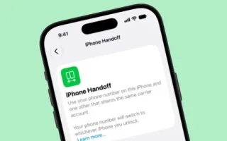 آی او اس 27 امکان استفاده از یک شماره در دو آیفون را با ویژگی Handoff ارائه می‌دهد
