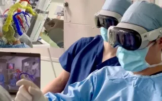 اپل ویژن پرو به‌عنوان یک ابزار نوآورانه در نخستین عمل جراحی آزمایشی به‌کار گرفته شد