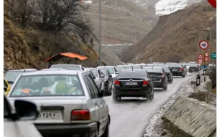 جاده چالوس از ساعت ۲۰ دوطرفه شد