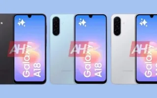 مشخصات و قیمت گلکسی A18 4G سامسونگ فاش گردید