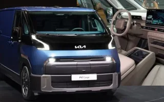 ون برقی جدید کیا PV7 با برد 450 کیلومتر رونمایی شد