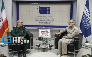 بازدید سخنگوی سپاه از ایرنا