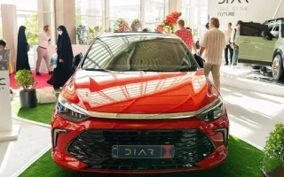 دیار خودرو در نمایشگاه شهر آفتاب، سدان بایک U5 پلاس را معرفی کرد
