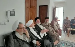 ملاقات مهدی کروبی با اعضای مجمع مدرسین و پژوهشگران حوزه علمیه قم + تصاویر