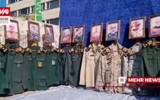 ویدیو؛ لباس‌های نظامی فرماندهان شهید در رزمایش جان‌فدایان