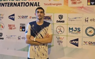 علی حیاتی، قهرمان بدمینتون در سنگال با پیروزی بر نماینده هندوستان