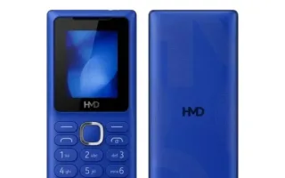 گوشی HMD 106 Pure با وزن ۷۲ گرم، قیمت ۱۲ دلار و باتری قابل تعویض معرفی شد
