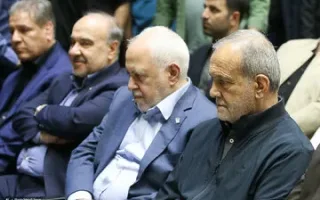 پزشکیان و ظریف مجدداً در کنار یکدیگر؛ این بار در مراسم یادبود+ عکس
