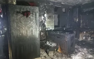 آتش‌سوزی در یک واحد مسکونی در شمیران نو