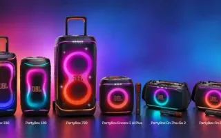 اسپیکرهای جدید PartyBox جی‌بی‌ال رونمایی شدند + ویژگی‌ها و مشخصات