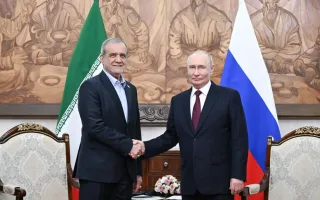 کرملین: دیدار پزشکیان و پوتین در روز جمعه برگزار می‌شود