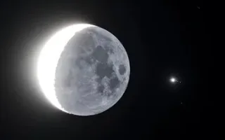تصویری استثنایی از پنج ماه در آسمان شب / یک تصویر، شش پدیده آسمانی
