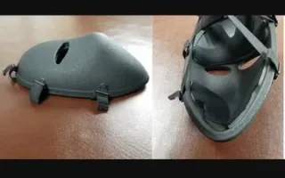 این ماسک صورت در برابر گلوله مقاوم است