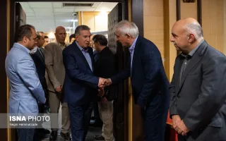 صمد حسن زاده،‌ رئیس اتاق بازرگانی ایران در مراسم گرامیداشت زنده‌یاد مهندس محسن خلیلی عراقی