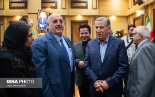صمد حسن زاده،‌ رئیس اتاق بازرگانی ایران در مراسم گرامیداشت زنده‌یاد مهندس محسن خلیلی عراقی