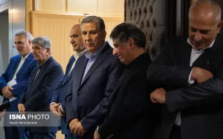 صمد حسن زاده،‌ رئیس اتاق بازرگانی ایران در مراسم گرامیداشت زنده‌یاد مهندس محسن خلیلی عراقی
