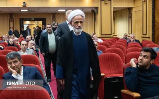 حجت الاسلام مجید انصاری، معاون حقوقی رئیس‌جمهور در مراسم گرامیداشت زنده‌یاد مهندس محسن خلیلی عراقی