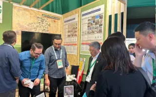 میزبانی غرفه ایران از هیئت چینی و متخصصان بین‌المللی در COP17