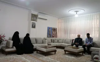 دیدار رئیس ستادکل نیروهای مسلح با خانواده شهید سرلشکر محمد صالح اسدی