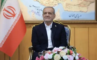 پزشکیان‌ به زیارت مزار رهبر شهید انقلاب رفت + تصویر