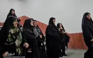 ویدیو| معاونان رئیس‌جمهور به تماشای دربی زنان نشسته‌اند