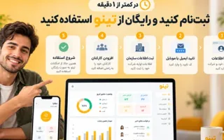 پیش از آنکه نرم افزار حضور و غیاب و منابع انسانی را خریداری کنید، این 7 ویژگی تینو را به صورت رایگان بررسی کنید
