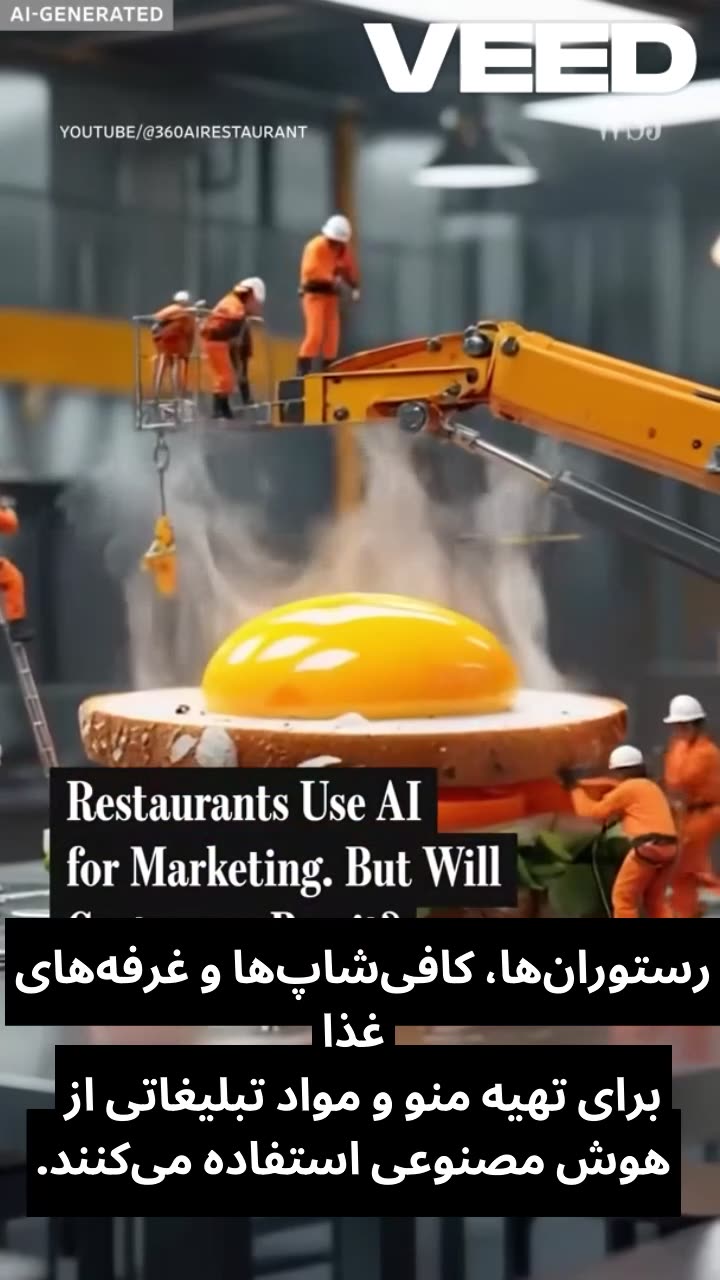 هوش مصنوعی در رستوران ها